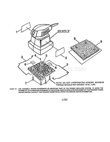 Sandpaper / Cushion / Paper C... Diagram and Parts List for 315116271  Craftsman Orbital or Palm Sander