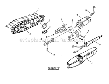 Part Location Diagram of 975625-001 Craftsman Arm Support