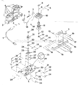 Unit Parts Diagram and Parts List for 31511690  Craftsman Sander Polisher