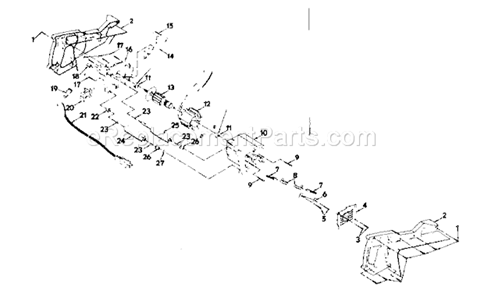 Section "A" Diagram and Parts List for 31511702  Craftsman Belt or Drum Sander