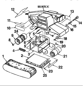 Part Location Diagram of 999954-002 Craftsman Idler Shaft