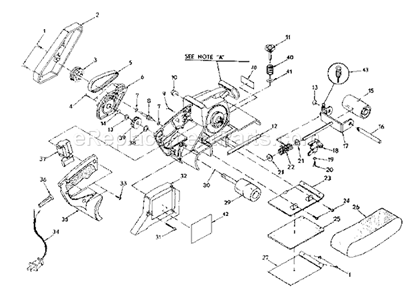 Part Location Diagram of 616103-802 Craftsman Thrust Disc