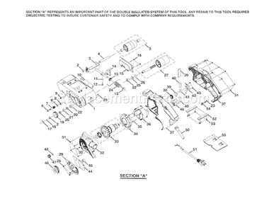 Main Housing / Armature / Dus... Diagram and Parts List for 315117271  Craftsman Belt or Drum Sander