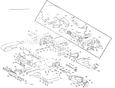 Unit Parts Diagram and Parts List for 31511761  Craftsman Belt or Drum Sander