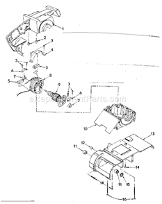 Field And Armature Assemb... Diagram and Parts List for 315117920  Craftsman Belt or Drum Sander