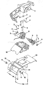 Section "A" Diagram and Parts List for 315117940  Craftsman Belt or Drum Sander