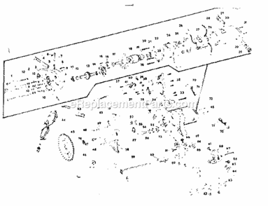 Unit Parts Diagram and Parts List for 31511871  Craftsman Circular Saw