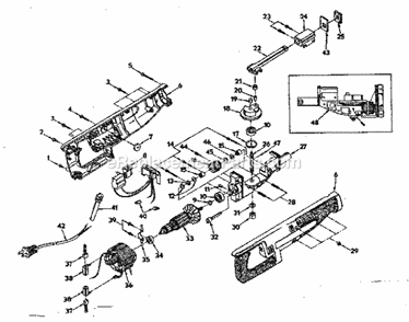 Part Location Diagram of 998293-001 Craftsman Hsg Assembly