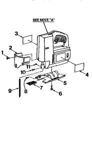 Part Location Diagram of 968559-001 Craftsman Chip Shield