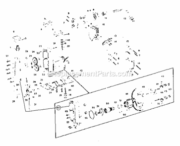 Unit Parts Diagram and Parts List for 31517270  Craftsman Jig Saw
