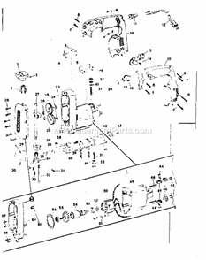 Unit Parts Diagram and Parts List for 31517286  Craftsman Scroll Saw