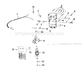 Section "A" Diagram and Parts List for 31517301  Craftsman Router