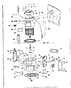 Part Location Diagram of 612866-001 Craftsman Cap Screw