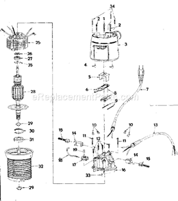 Part Location Diagram of 612856-002 Craftsman Switch
