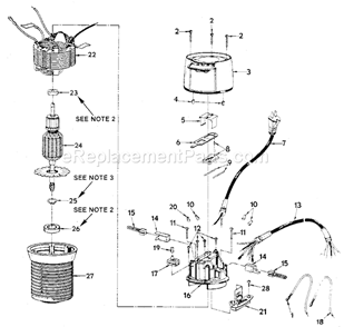 Section "A" Diagram and Parts List for 315174771  Craftsman Router