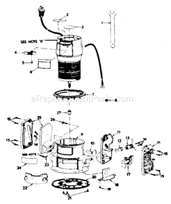Part Location Diagram of 623815-002 Craftsman Wing Nut