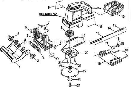 Part Location Diagram of 671289004 Craftsman Blade Weida