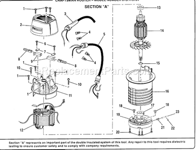 Part Location Diagram of 671399001 Ryobi Retaining Ring