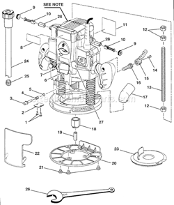 Part Location Diagram of 550853001 Ryobi Brush Cap