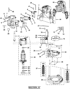 Part Location Diagram of 550408001 Ryobi Washer