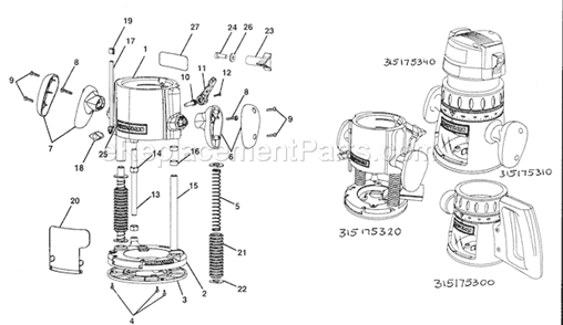 Part Location Diagram of 380855001 Ryobi Pointer