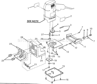 Part Location Diagram of 671547001 Craftsman Knurled Adj.Knob