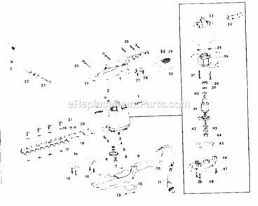 Page A Diagram and Parts List for 31518011  Craftsman Hedge Trimmer