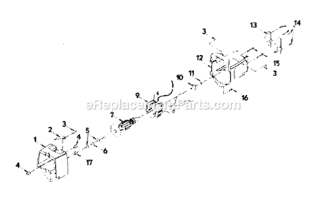 Section "A" Diagram and Parts List for 31518401  Craftsman Scroll Saw