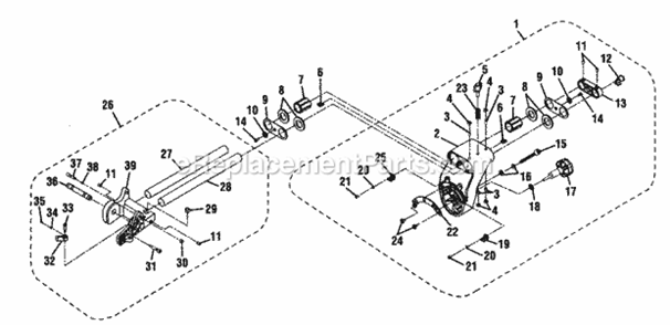 Part Location Diagram of A63000000051 Ryobi O-ring P5