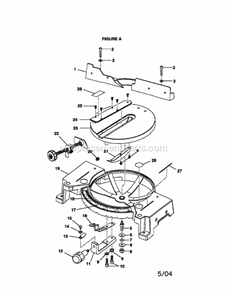 Part Location Diagram of A07003060257 Ryobi Socketcap Screw M6 X 25