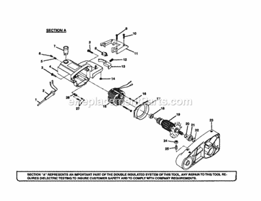 Part Location Diagram of 588004100 Ryobi Cord Bend Relief