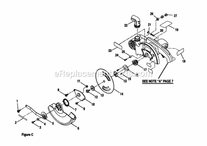 Part Location Diagram of 578406003 Ryobi Lock Screw
