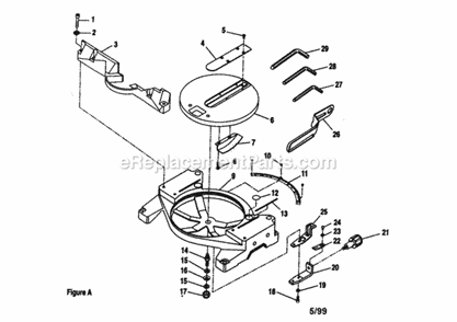 Part Location Diagram of 976598-001 Craftsman Plate