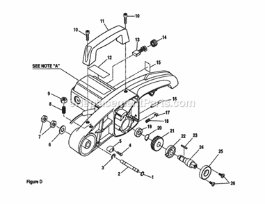 Handle Diagram and Parts List for 315212110  Craftsman Miter Saw