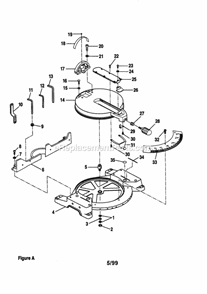 Part Location Diagram of 980234-001 Craftsman Scale