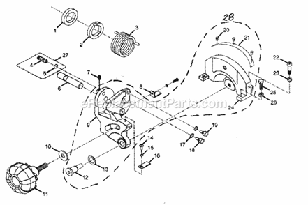 Part Location Diagram of A63000000062 Craftsman O Ring