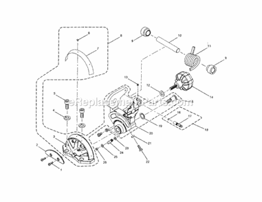Part Location Diagram of 555331000 Ryobi Bolt (M12 X 35 mm Socket Cap)