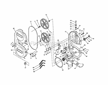 Part Location Diagram of BS90107500 Ryobi Spring