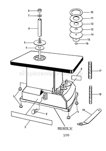 Part Location Diagram of 706382-359 Craftsman Washer
