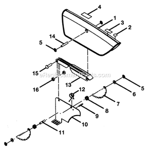 Part Location Diagram of 0134010913 Ryobi Rivet