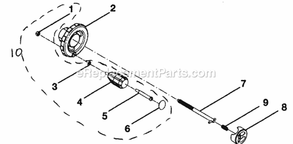 Part Location Diagram of 414011003 Ryobi Spring Pin D4 X 20mm