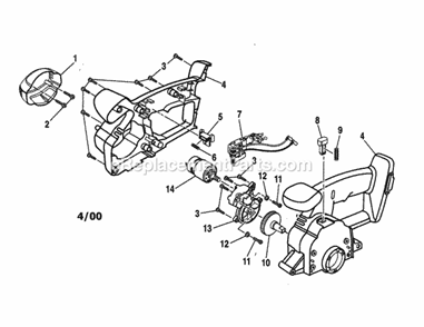 Part Location Diagram of 975661-000 Craftsman Switch Asy