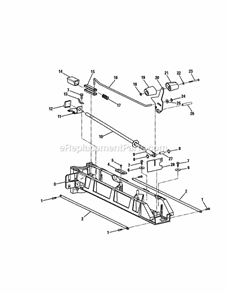 Part Location Diagram of 976323-001 Craftsman Track