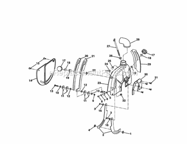 Part Location Diagram of A32553056006 Craftsman Push Nut