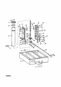 Figure D Diagram and Parts List for 315220380  Craftsman Chop Saw