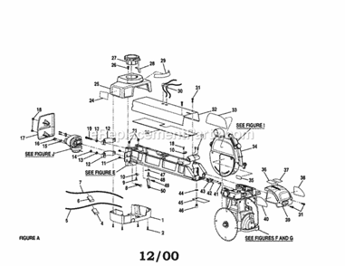 Guard Diagram and Parts List for 315220381  Craftsman Chop Saw