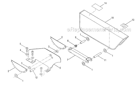 Blade Guard Diagram and Parts List for 315228390  Craftsman Table Saw