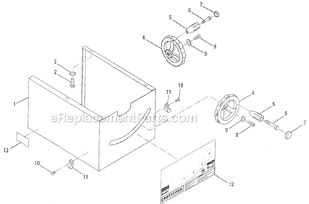 Part Location Diagram of 977229-002 Craftsman Handle