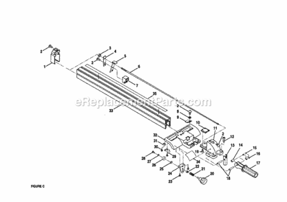 Part Location Diagram of 980947-001 Craftsman Bumper