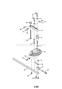 Craftsman Table Saw Diagram and Parts List for 315228510  Craftsman Table Saw